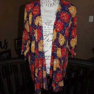 Women's LULAROE floral kimono size small